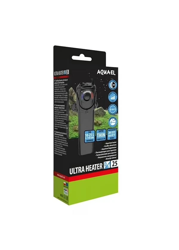 Aquael Ultra Heater D&N Plastik Akvaryum Isıtıcısı 25W