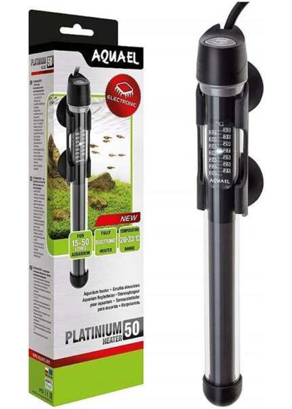 Aquael Platinium Akvaryum Isıtıcısı 50 Watt
