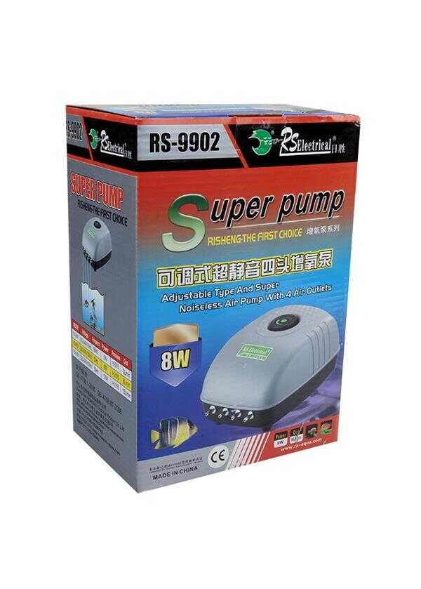 RS 9902 Akvaryum Hava Motoru 4 Çıkışlı 