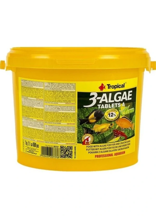 Tropical 3 Algae Tablets A Kovadan Bölme 50 GRAM (100-110 ADET)