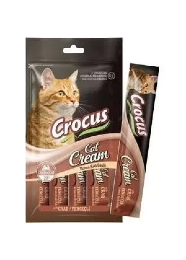 Crocus Yengeçli Sıvı Kedi Ödül Maması 15 gr 4 Adet