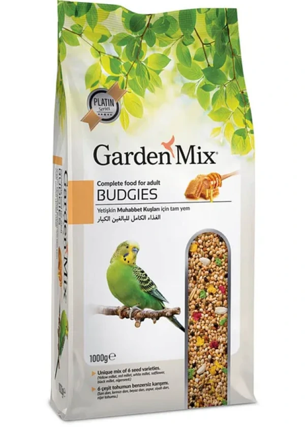Garden Mix Platin Ballı Muhabbet Kuş Yemi 1kg