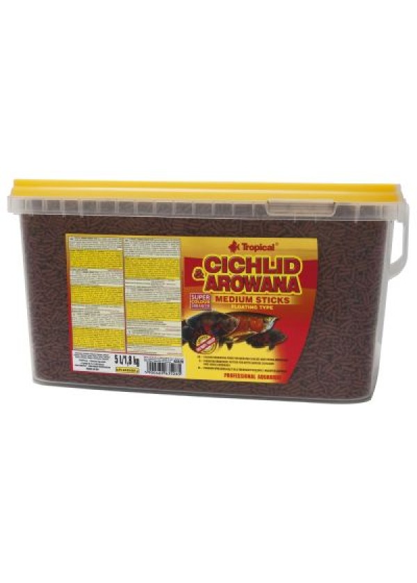 Tropical Cichlid Arowana Medium Sticks 50GR