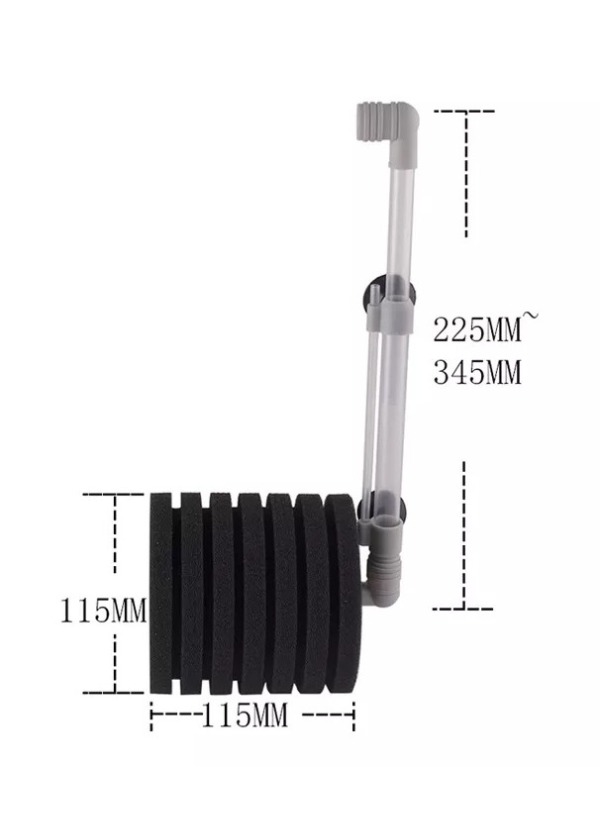 XY-003 Biyolojik Süngerli Havalı Büyük Pipo Filtre