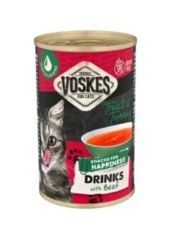 Voskes Biftekli Tahılsız Kedi Çorbası 135ml