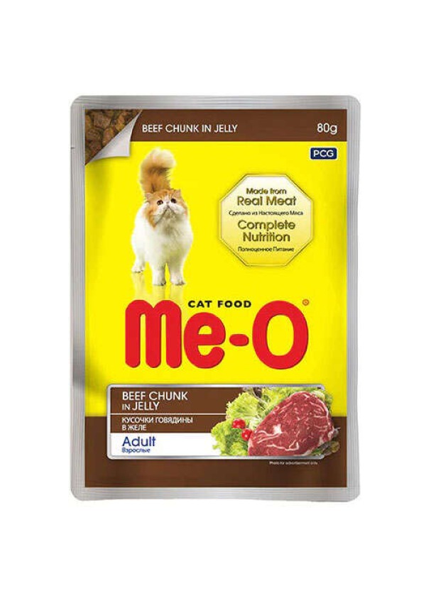 Me-O Adult Jöle İçerisinde Biftekli 80 gr