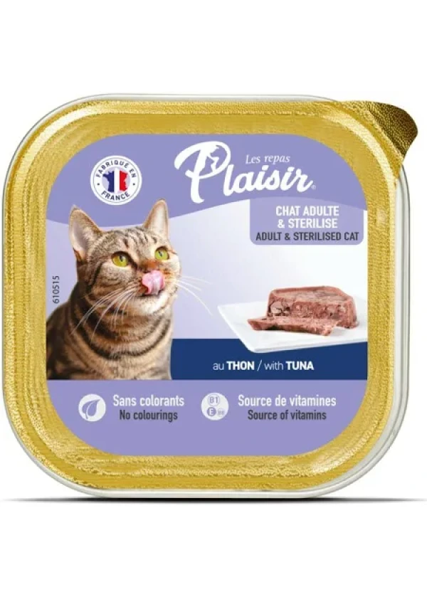 Plaisir Ton Balıklı Pate Kedi Konservesi 100 gr