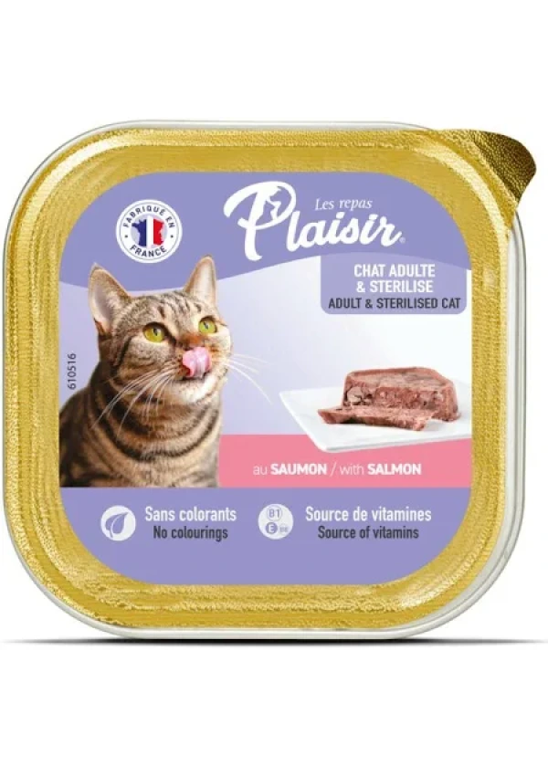 Plaisir Pate Somonlu Kedi Konservesi