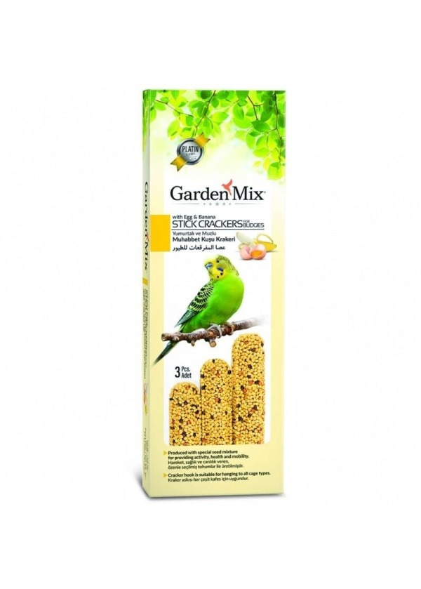 Garden Mix Muhabbet Krakeri Yumurtalı ve Muzlu 3Lü.