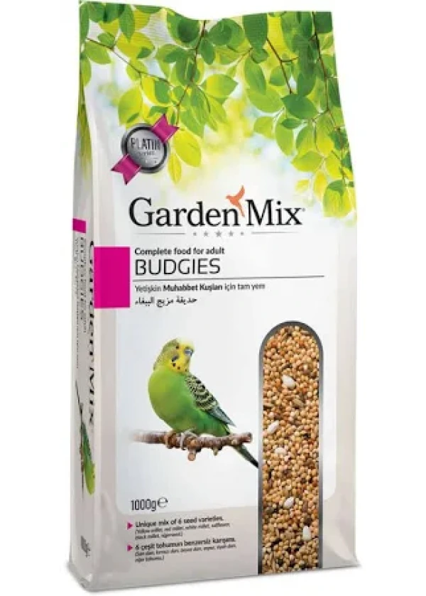 Garden Mix Platin Muhabbet Kuşu Yemi 1000 Gr