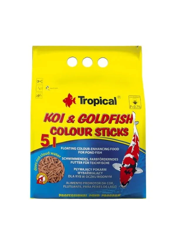 Tropical Koi ve Goldfish Colour Sticks 90GR