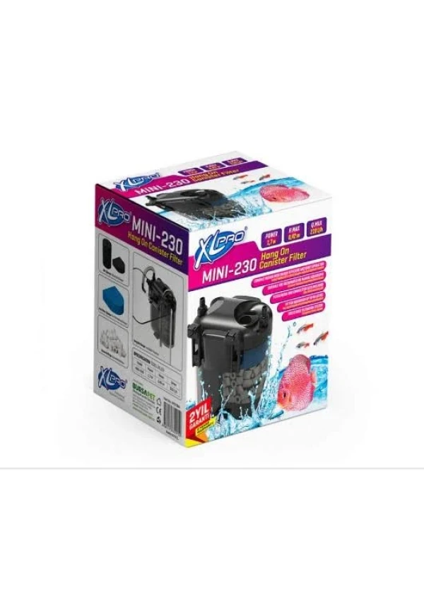XL Pro Xlpro 230 Mini Dış Filtre 210L/S