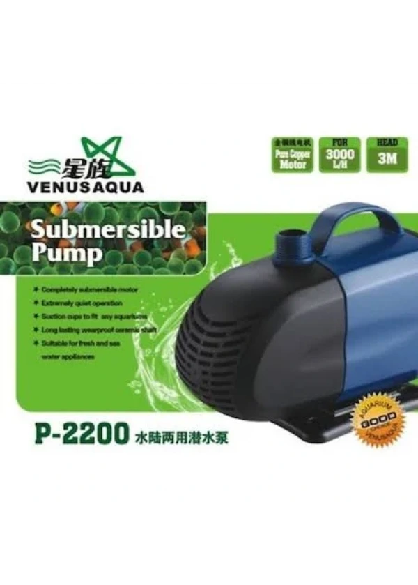Venusaqua P2200 Akvaryum Sump Kafa Motoru 3000 Lt / H 40w